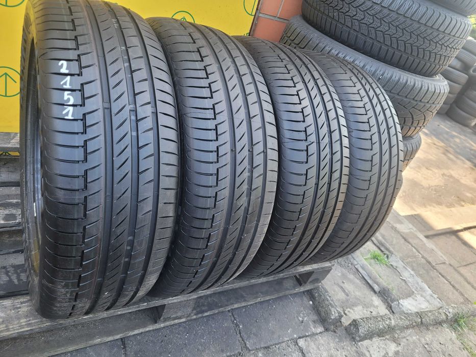Opony Letnie 215/55R18 Continental PremiumContact 6 4szt Montaż Nowe