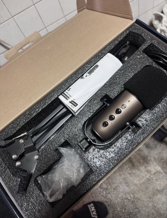 Microfone condensador USB