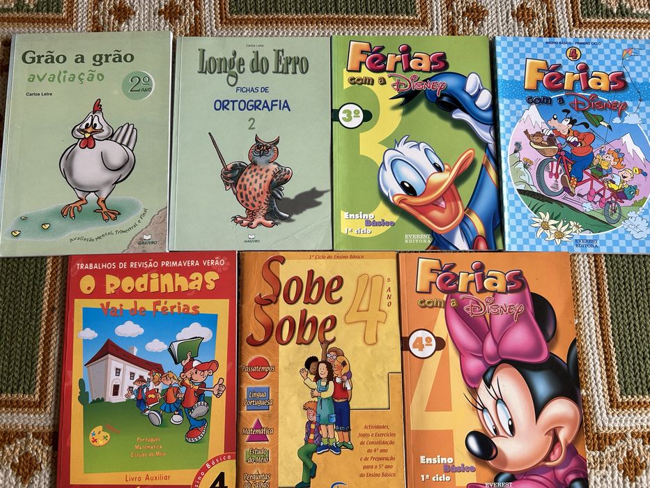 Livros de férias - 2ano, 3ano e 4ano - ferias com a disney e outros