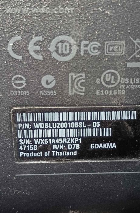 Disco rígido portátil Western Digital My Passport de 1 TB