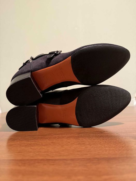 Челсі Santoni, оригінал Італія, розмір 39, натуральна шкіра, замша