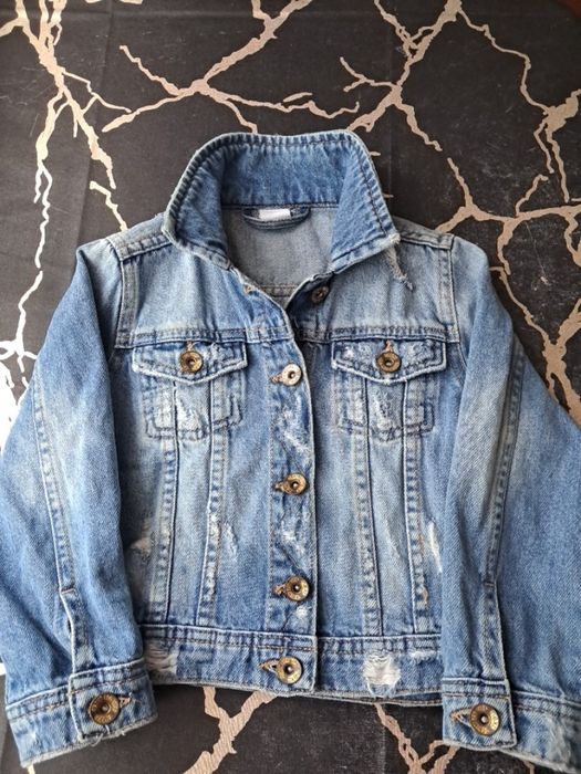 Джинсова вітровка на дівчінку