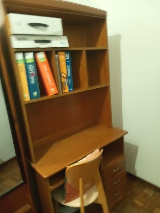 Estante, escrevaninha - madeira