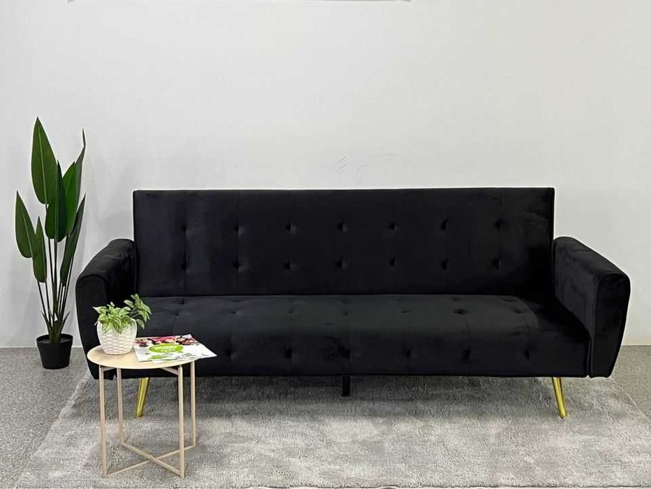 Sofa cama preto novo Levamos a sua casa Envio gartis