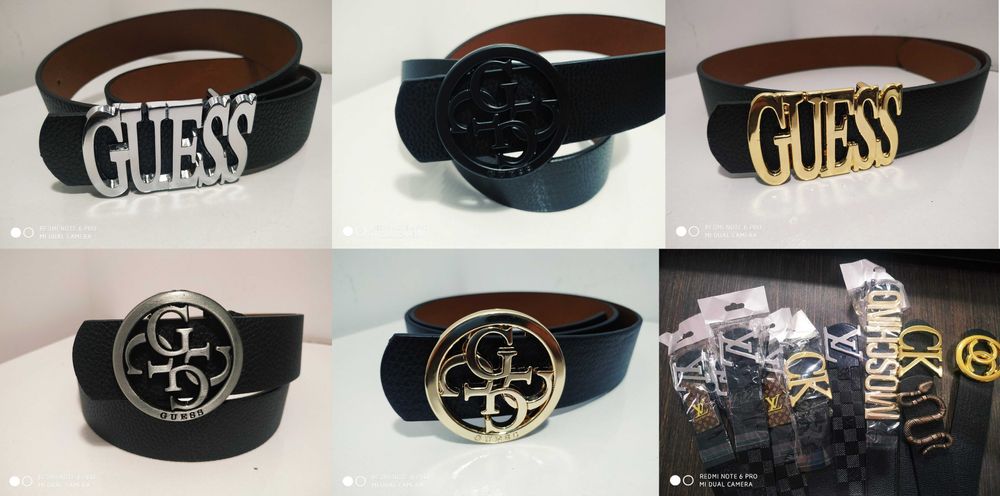 Paski pasek Louis Vuitton paski damskie klamra Guess