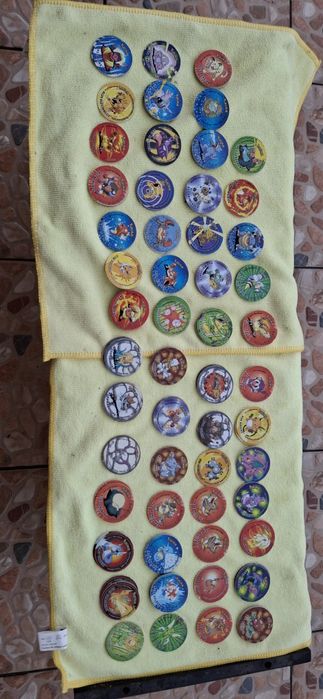 Tazos pokemon (85 unidades)