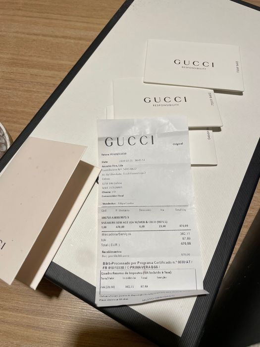 Ténis Gucci (como novos)