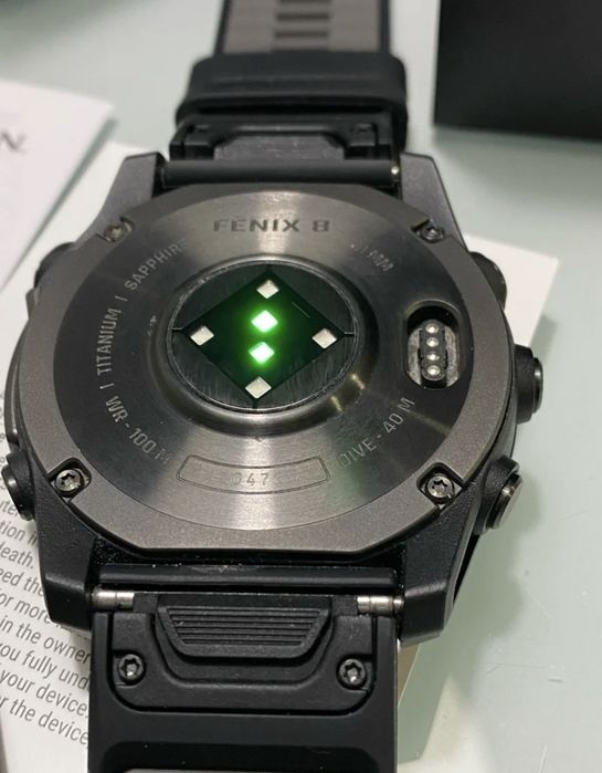 Garmin Fênix 8 51mm Titanium Safira