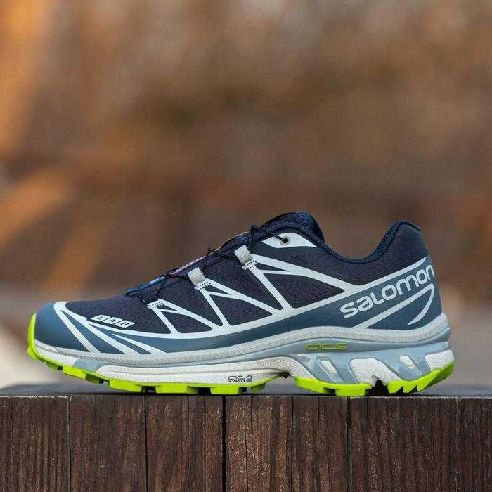 !БЕЗ Передплат! Кросівки Salomon XT-6 Gore-Tex Night Sky Acid Lime