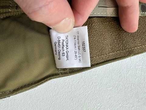 Тактичний пояс Tasmanian Tiger Warrior Laser Cut - MultiCam