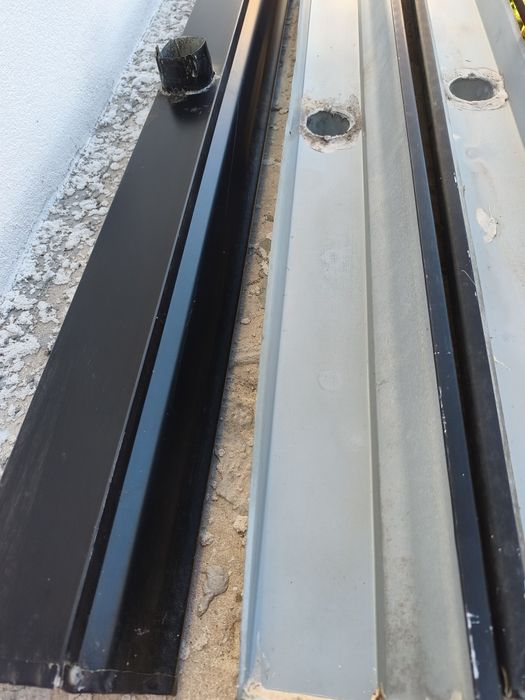 Caleiras em Zinco Pintadas – 20m Preto