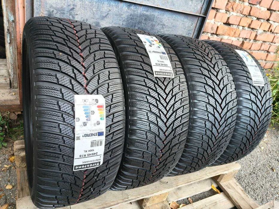 Firestone Winterhawk 4 245/45r18 100V Extra Load made in Italy 4шт, 25рік, ЗИМА НОВІ (8,2мм)