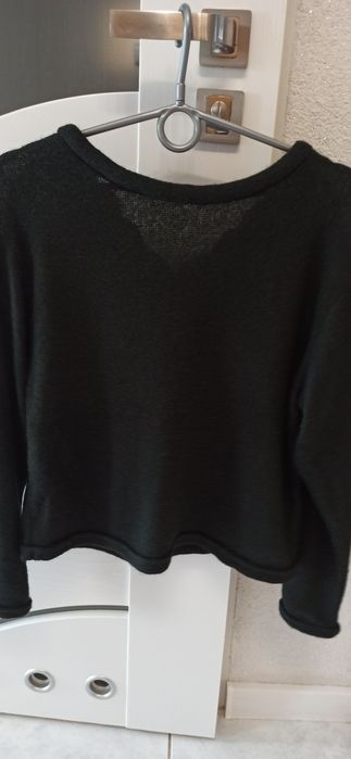 Czarny sweter Taranko z wełną