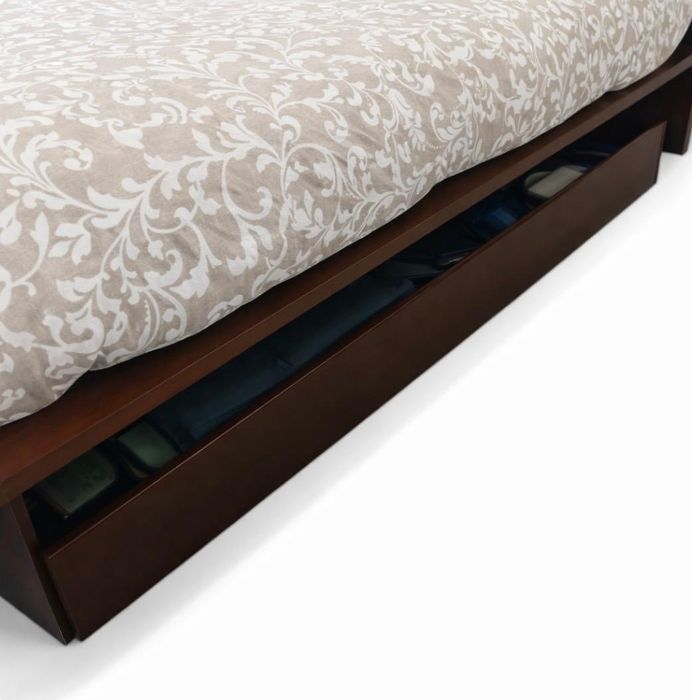 Cama king size (2,2*1,85 cm) com 2 gavetões