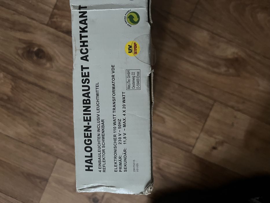 Zestaw instalacyjny halogenowy