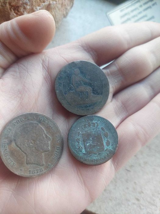 moedas xix espanholas para colecionadores