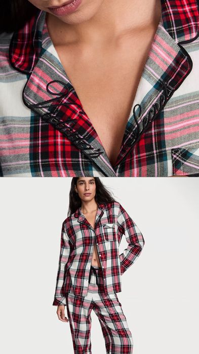 Піжами Вікторія сікрет, тканина фланель, нові моделі. Victorias secret