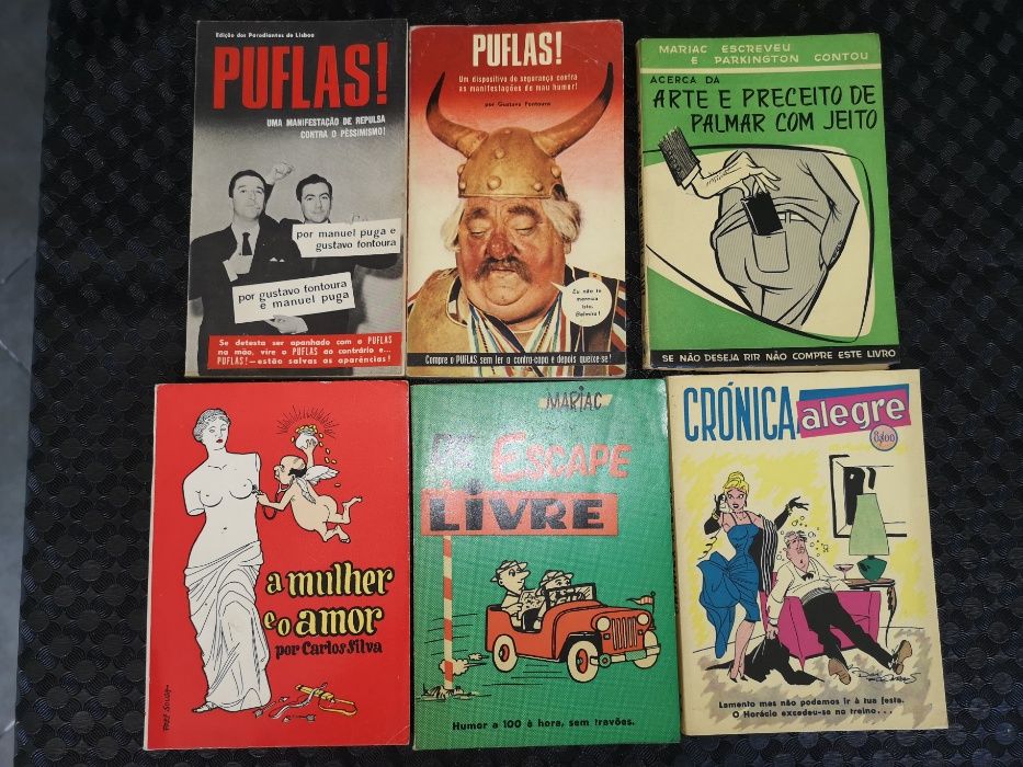 Livros de Anedotas Humor anos 50 a 70