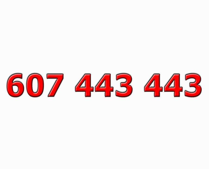 Złoty numer ___ 607 443 443 ___ Platynowy - ViP