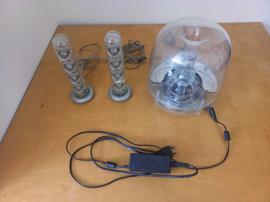 Conjunto de 2 Colunas + Subwoofer HARMON/KARDON