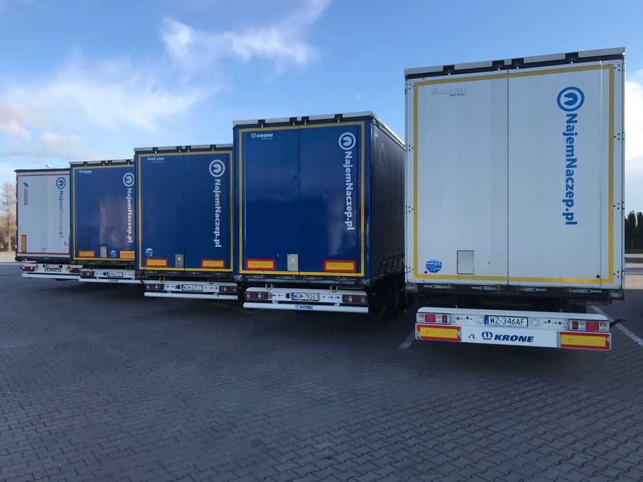 Wynajem naczep Krone, Schmitz, Wielton * Sochaczew * od 900zł za m-c