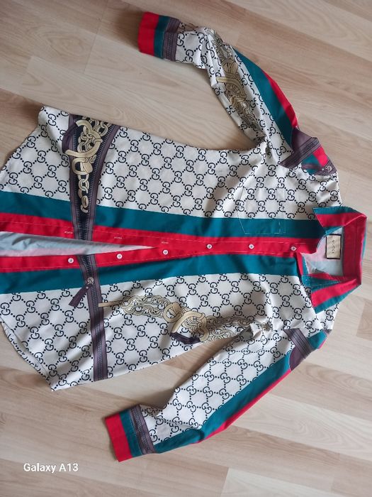 Gucci elegancka koszula tunika L 104cm biust