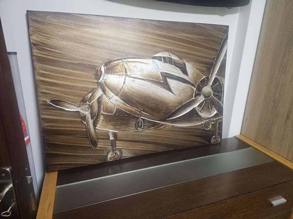 Tela decorativa avião