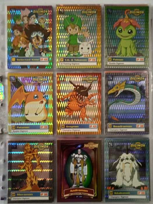 Cartas Digimon Colecionáveis