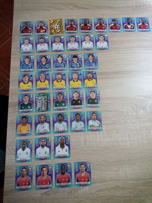 Cromos da copa 2022