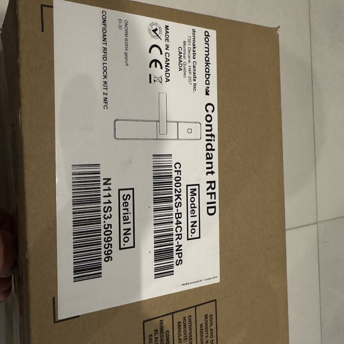 Zamek hotelowy na kartę Dormakaba KIT 2