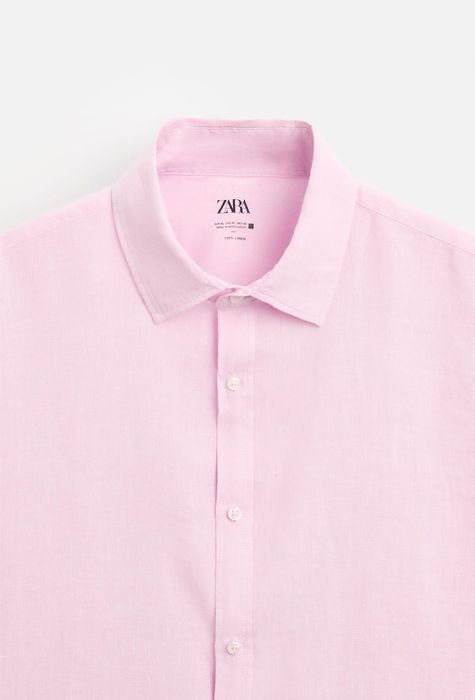 Сорочка зі 100 % льону ZARA