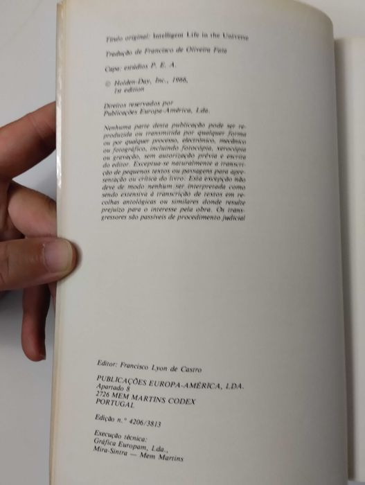 A Vida Inteligente no Universo - Carl Sagan