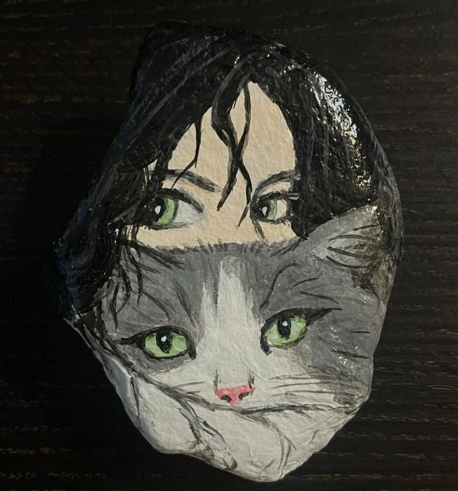 Kamień malowany rękodzieło