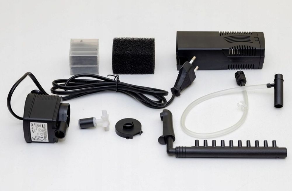 Nowy  Filtr wewnętrzny 600l/h do akwarium 40-120l

Posiada 2