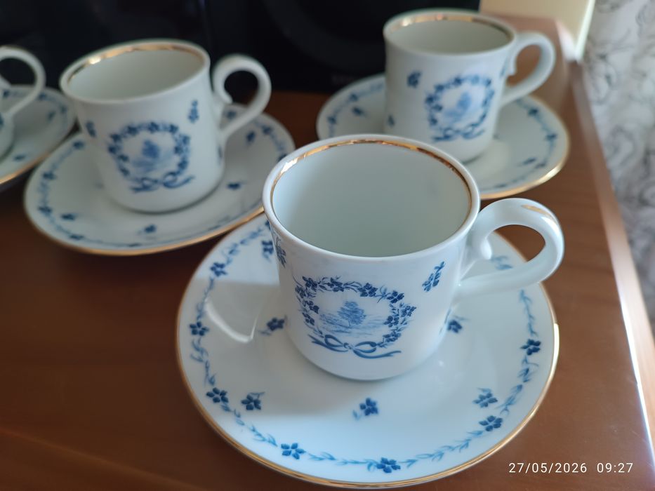 CHÁVENAS de café de porcelana SPAL