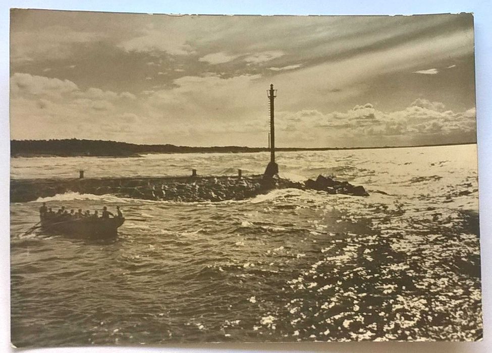 Zdjęcie / pocztówka - Latarnia morska, 1958 r.