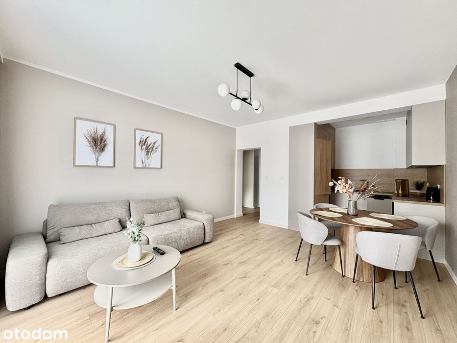 45 m² | salon z aneksem + sypialnia | garaż | wysoki standard