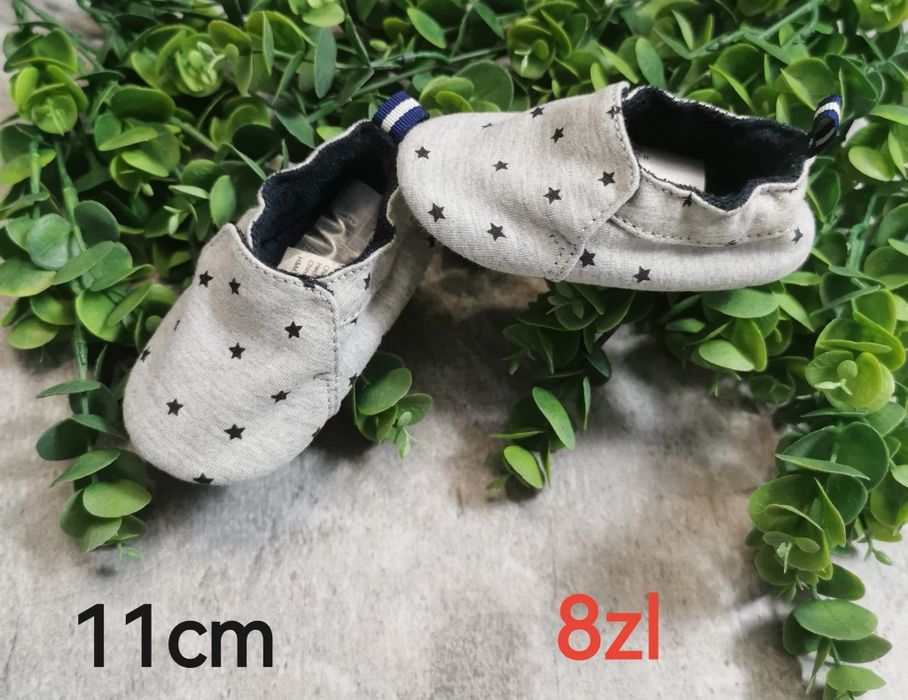 Buciki niechodki dla chłopca wkładka 11 cm