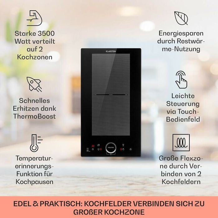 Плита індукційна  Delicatessa Slim Domino із таймером 3500 W(Нiмеччина