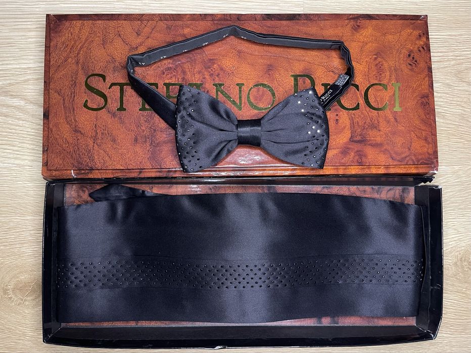 Комплек метелик та камербанд Stefano Ricci