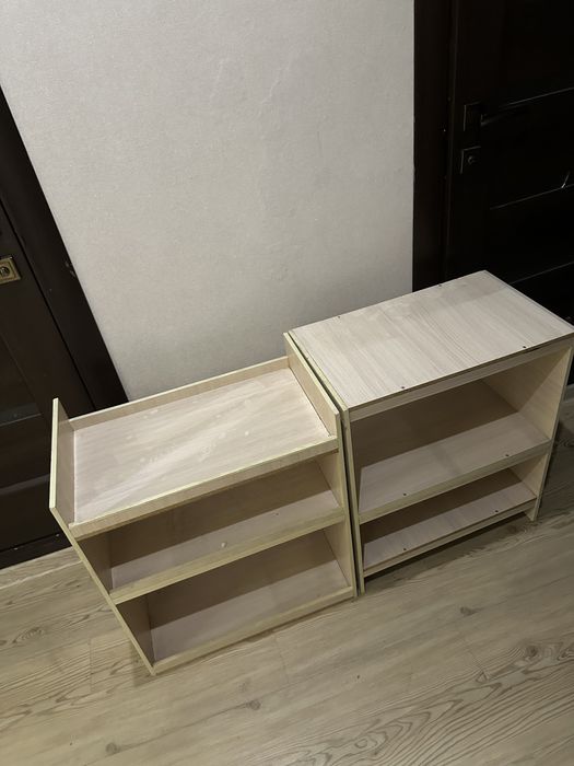 Полка для обуви стойка с дерева