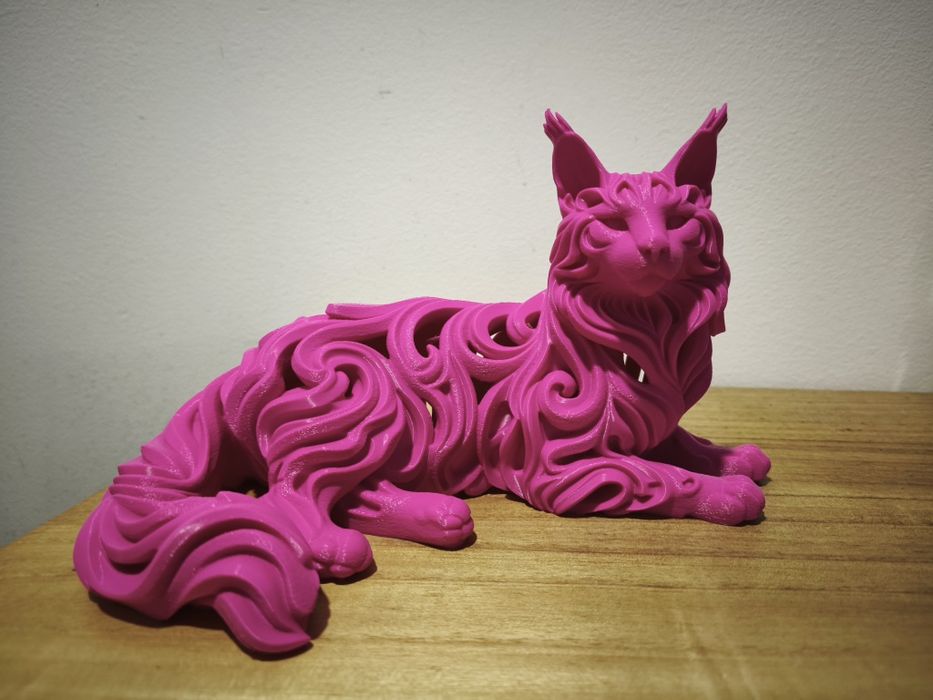 Estátua Maine Coon