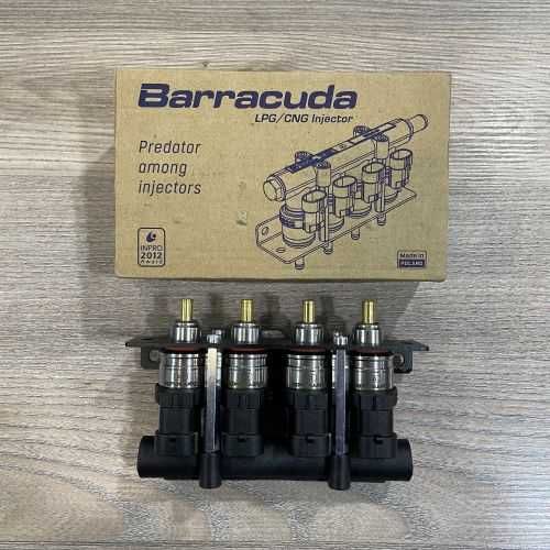 Газовые форсунки Гбо 4 Alex Barracuda 1.9 Ом для 1, 2, 3, 4, 6, 8 цил ...