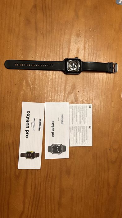 Smartwatch Maxcom FW26 Oxygen Pro Black (Completo com Caixa e Manual)
