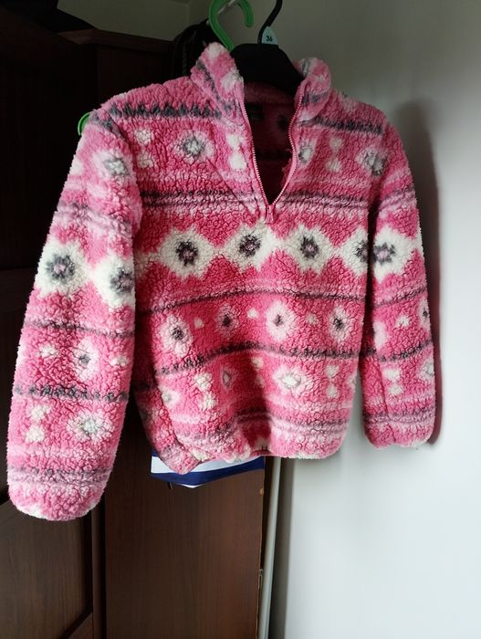 Bluza z polaru plus czapka kominiarka