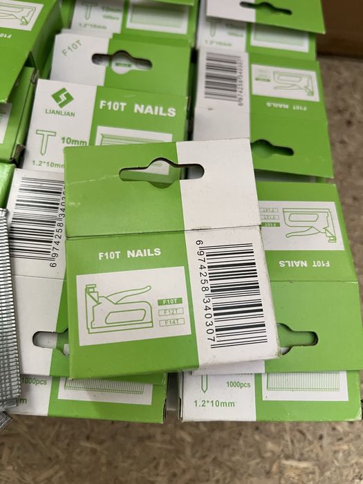 112 opak Zszywki do takera gwozdziarki typ T 112 opakowan x 1000szt calosc