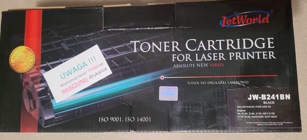 Zestaw tonerów CMYK do drukarki laserowej Brother