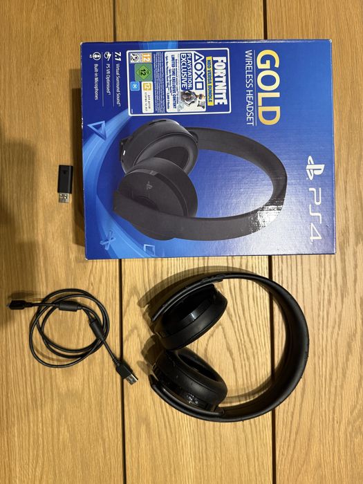 Słuchawki playstation 4 gold