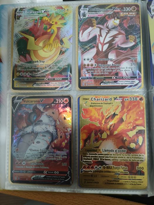 Cartas Pokémon em ótimo estado