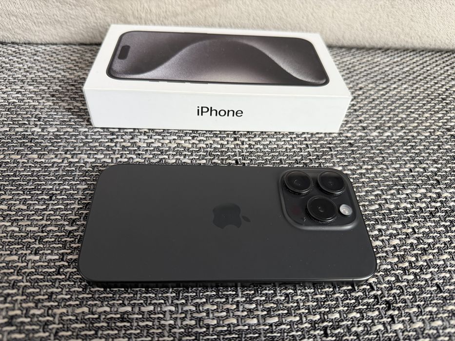 iPhone 15 PRO 128GB Black Titanium   Czarny Tytan Super Stan! 90%!!